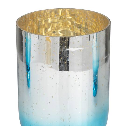 Blue Coastal Candle Holder Set